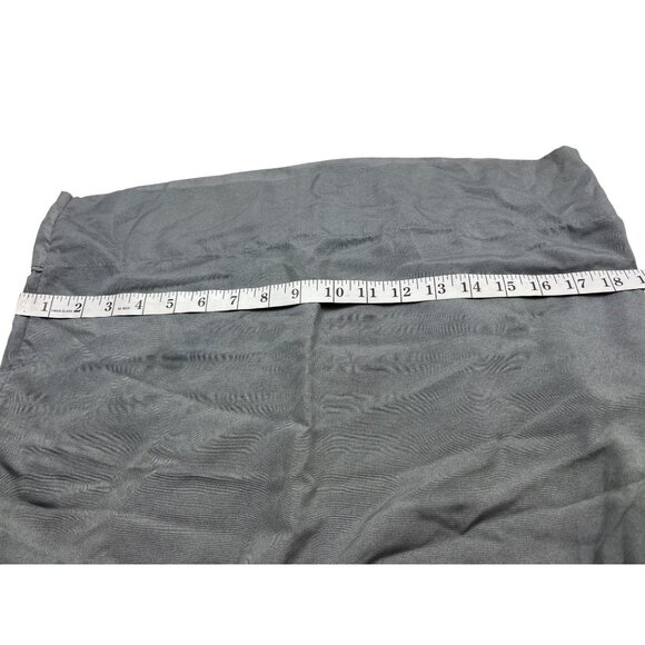 Twin Size Gray Flat Sheet & Pillowcase Set 91j - Picture 3 of 3